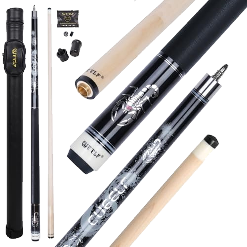 CUEELF Scorpion Pool Cue Pro Taper Low Deflection Shaft 12.5mm Tip